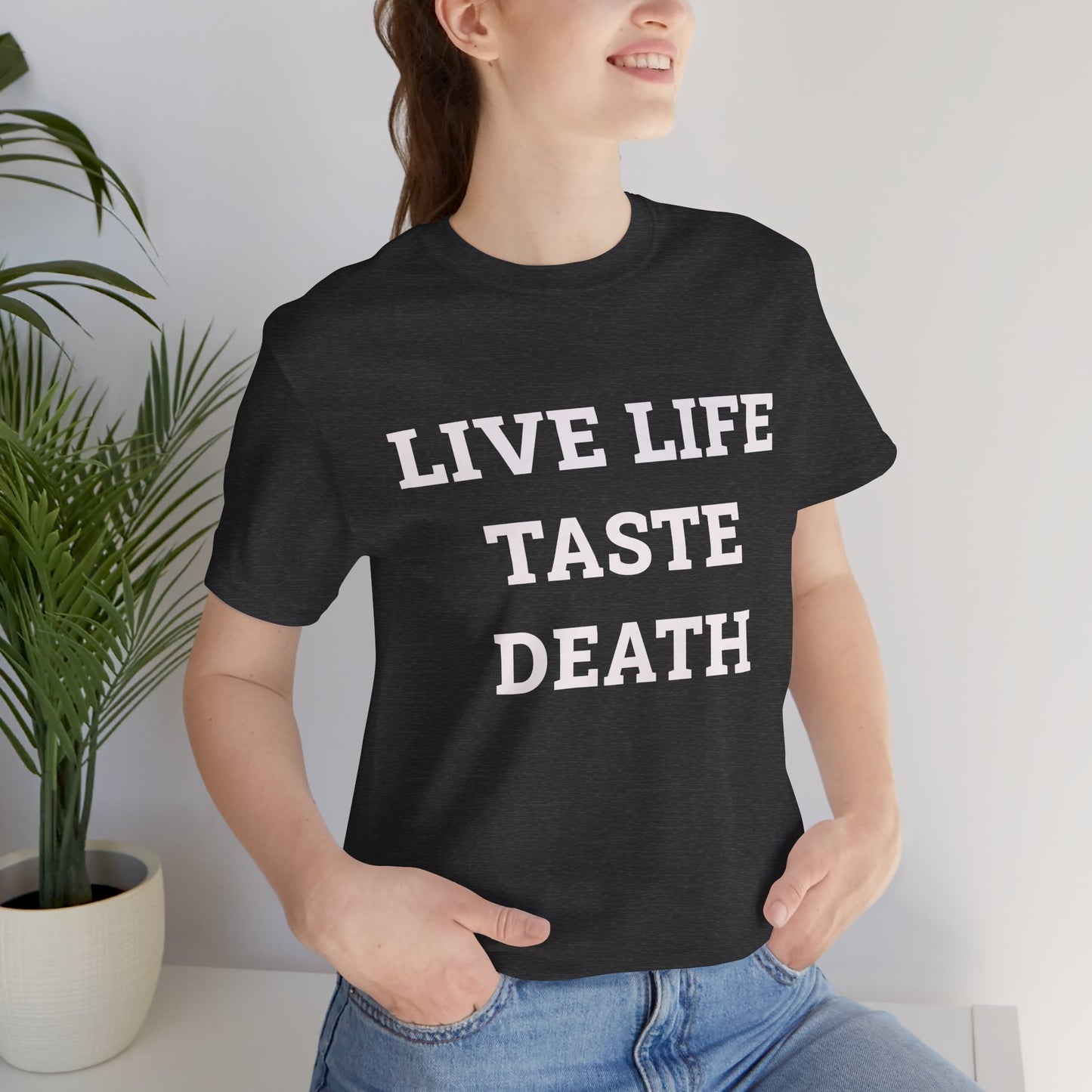 LIVE LIFE TASTE DEATH (Ski Patrol) Graphic T-Shirt