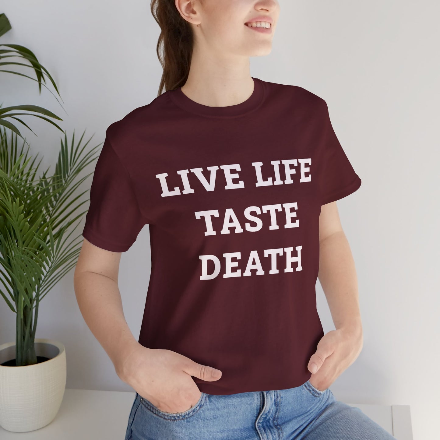 LIVE LIFE TASTE DEATH (Ski Patrol) Graphic T-Shirt