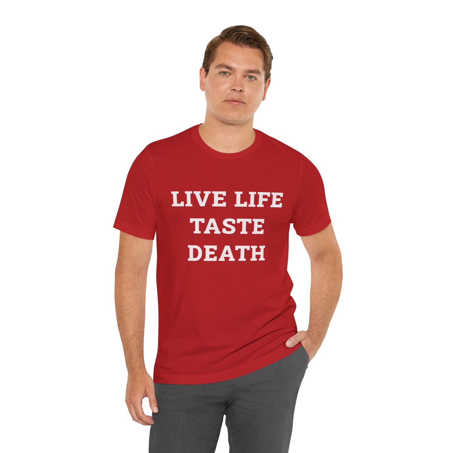 LIVE LIFE TASTE DEATH (Ski Patrol) Graphic T-Shirt
