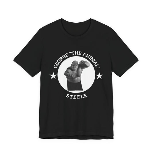 Graphic Tee Shirt design of George The Animal Steel