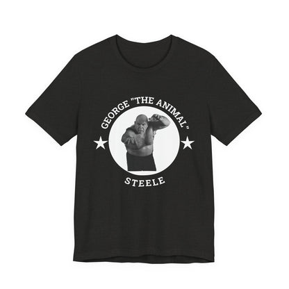 Graphic Tee Shirt design of George The Animal Steel