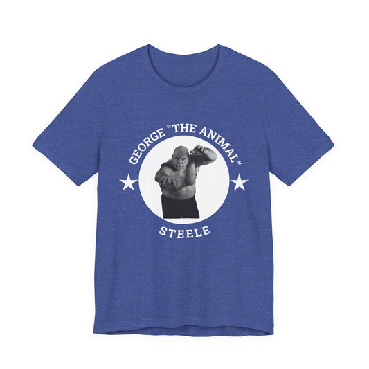 Graphic Tee Shirt design of George The Animal Steel