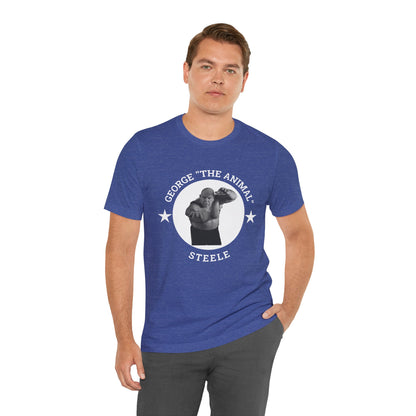 Graphic Tee Shirt design of George The Animal Steel