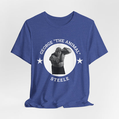 Graphic Tee Shirt design of George The Animal Steel