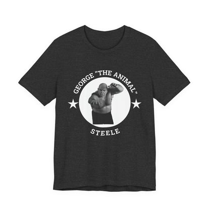Graphic Tee Shirt design of George The Animal Steel