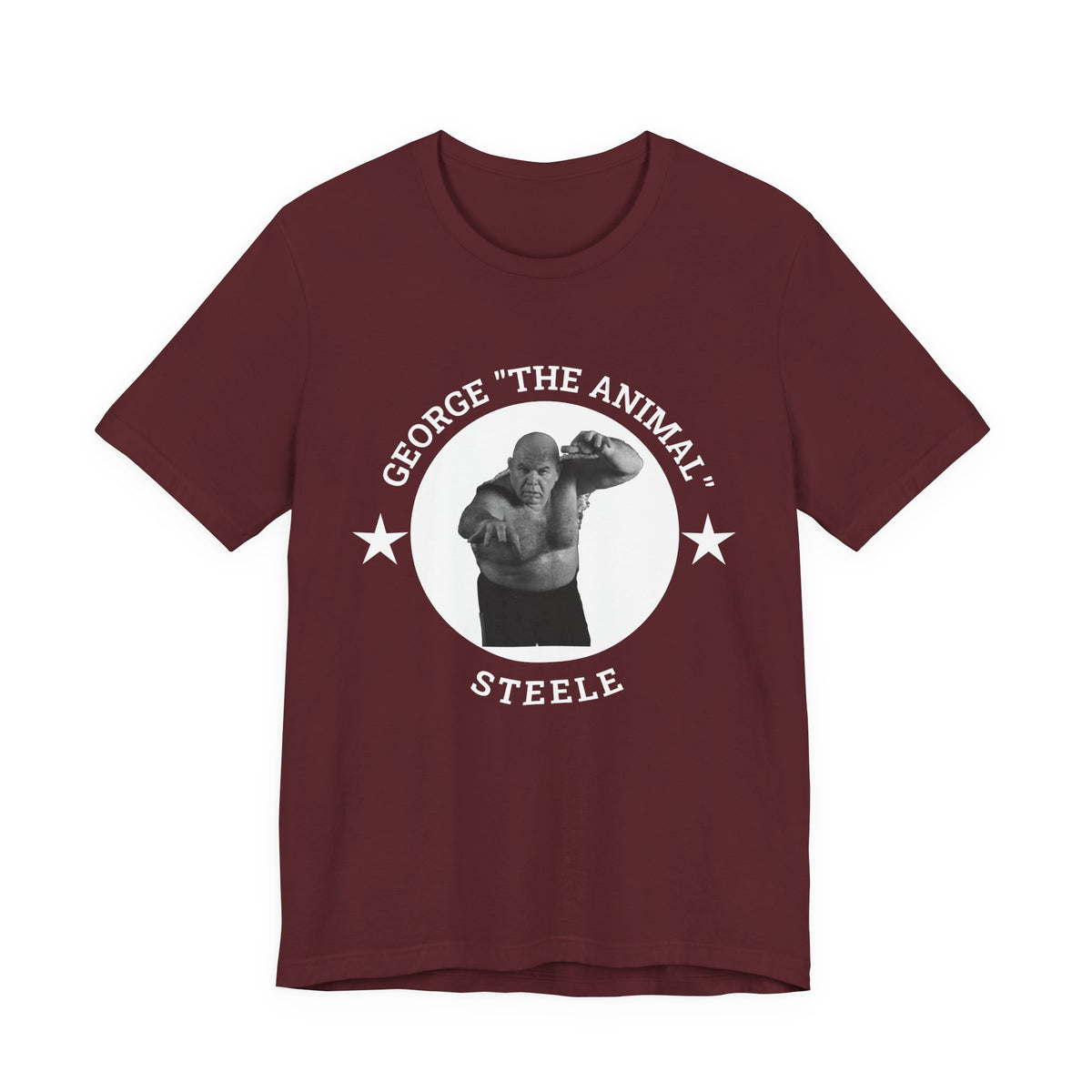 Graphic Tee Shirt design of George The Animal Steel