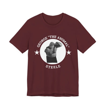 Graphic Tee Shirt design of George The Animal Steel