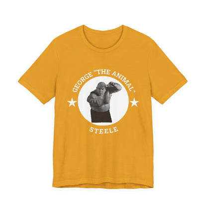 Graphic Tee Shirt design of George The Animal Steel