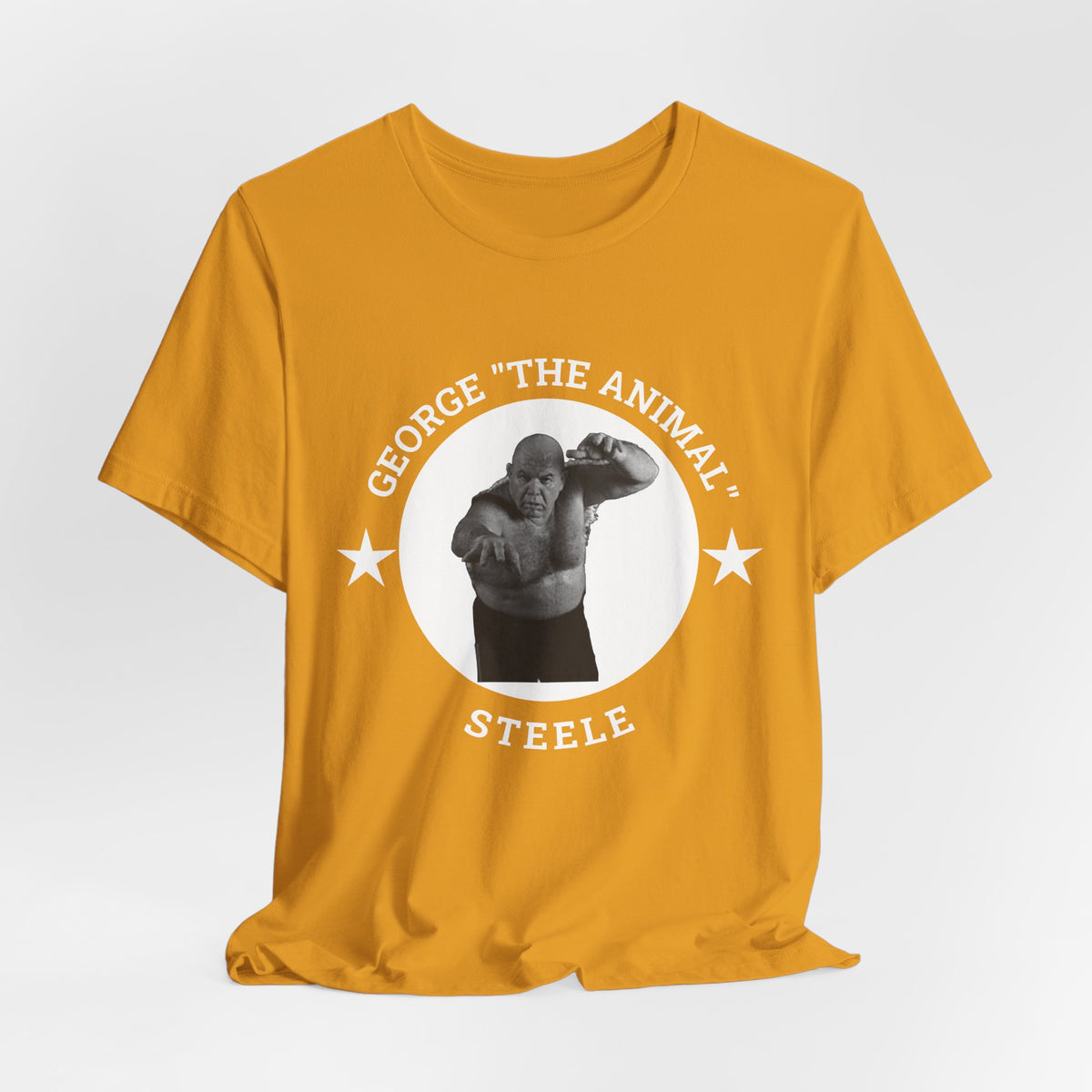 Graphic Tee Shirt design of George The Animal Steel