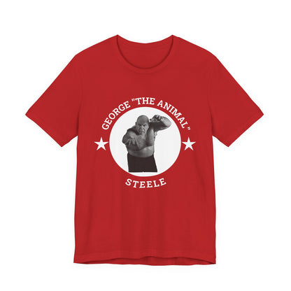 Graphic Tee Shirt design of George The Animal Steel